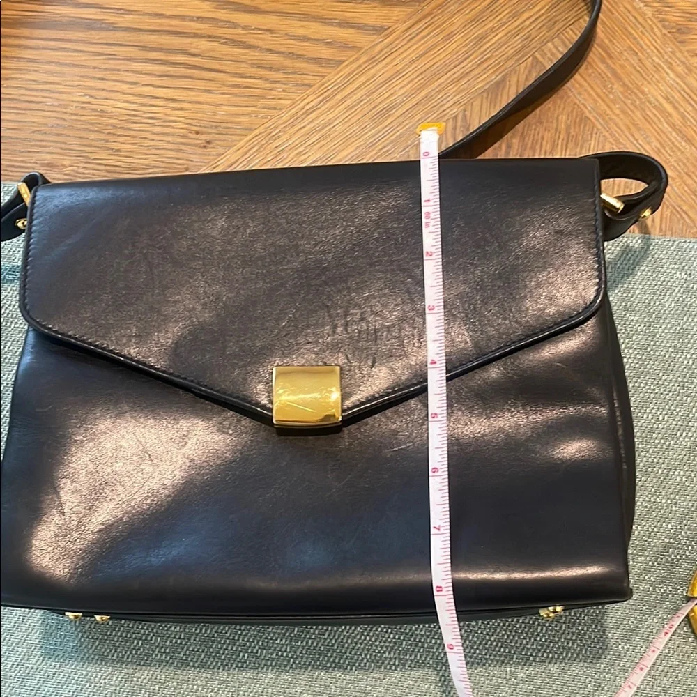 Phillippe Black Leather Shoulder Bag - Picture 3 of 10